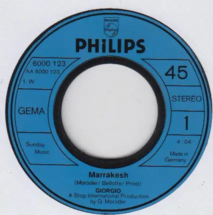 Giorgio Moroder - Marrakesh