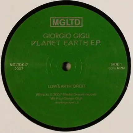 Giorgio Gigli - Planet Earth E.P.