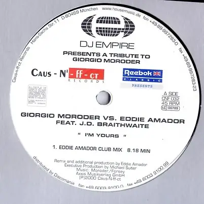 Giorgio Moroder - I'm Yours