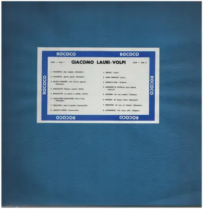 Giacomo Lauri-Volpi - Ideale, Core'ngrato, Barbiere di Siviglia
