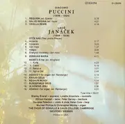 CD - Giacomo Puccini , Leoš Janáček - The Choir Of Gonville & Caius College , Geoffrey Webber - Requiem / Mass In E Flat