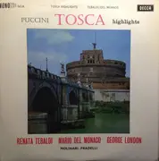 LP - Puccini - R. Tebaldi , M. del Monaco (Molinari-Pradelli) - Tosca Highlights - Mono