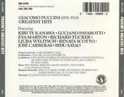 CD - Puccini - Puccini's Greatest Hits