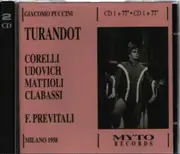 Double CD - Giacomo Puccini - Turandot Milano 1958