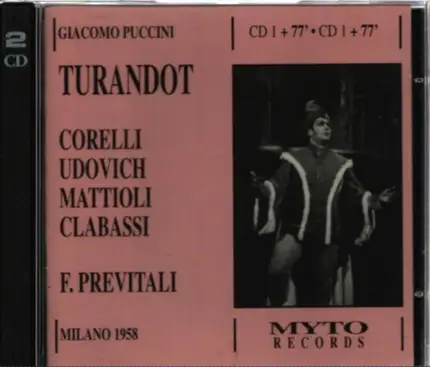 Giacomo Puccini - Turandot Milano 1958