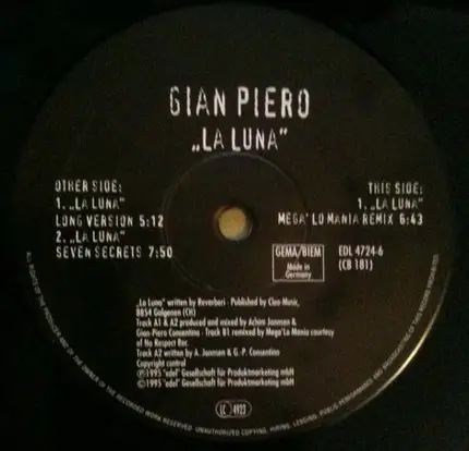 Gian Piero Consentino - La Luna