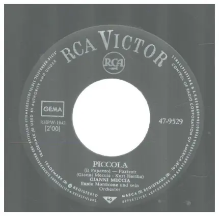 Gianni Meccia - Piccolo / Schöne Rosemarie