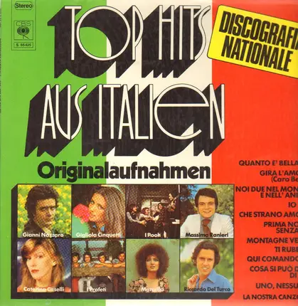 Gianni Nazzaro, Gigliola Cinquetti, a.o. - Top Hits Aus Italien - Discografia Nationale