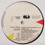 LP - Gianni Togni - Stile Libero
