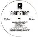 12inch Vinyl Single - Giant Storm - Living On The Edge Of Life / What Do You Want From Me - Promo