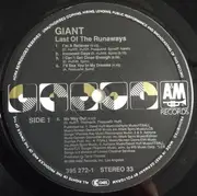 LP - Giant - Last Of The Runaways