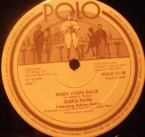 Gidea Park - Lightning Strikes / Baby Come Back