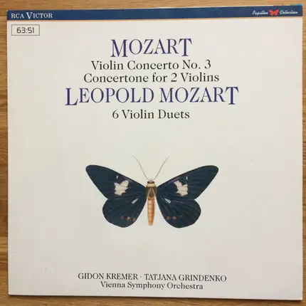 Wolfgang Amadeus Mozart / Leopold Mozart - Violin Concerto No.3 / Concertone For 2 Violins / 6 Violin Duets