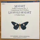 LP - Wolfgang Amadeus Mozart / Leopold Mozart - Violin Concerto No.3 / Concertone For 2 Violins / 6 Violin Duets