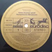 LP - Gidon Kremer , Oleg Maisenberg - Romantische Miniaturen (Romantic Gems)