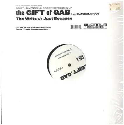 Gift Of Gab - WRITZ/JUST BECAUSE