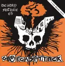 7inch Vinyl Single - Giftgasattack - Deadly Future EP - flexi disc, orange translucent
