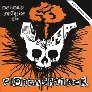 7inch Vinyl Single - Giftgasattack - Deadly Future EP - flexi disc, orange translucent