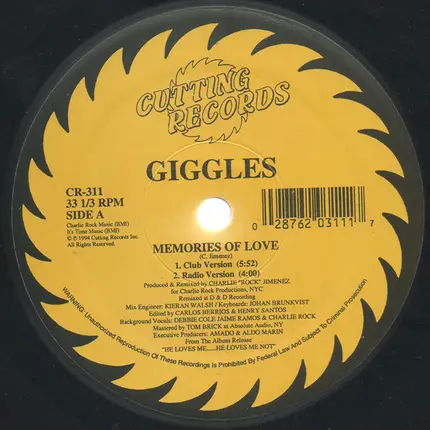 Giggles - Memories Of Love