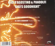 CD Single - Gigi D'Agostino & DJ Pandolfi - Gigi's Goodnight
