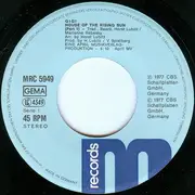 7'' - Gigi - House Of The Rising Sun (Special Disco Version)