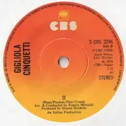 7'' - Gigliola Cinquetti - Go (Before You Break My Heart) - Solid centre