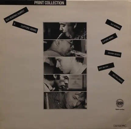 Gijs Hendriks Quartet & Clifford Adams - Print Collection
