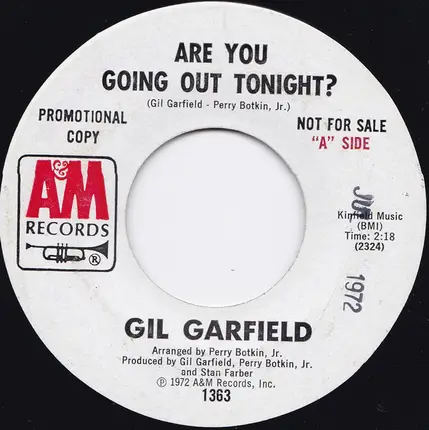 Gil Garfield - Are You Going Out Tonight?