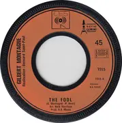 7inch Vinyl Single - Gilbert Montagné - The Fool / Hide Away