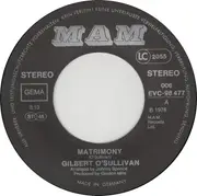 7inch Vinyl Single - Gilbert O'Sullivan - Matrimony