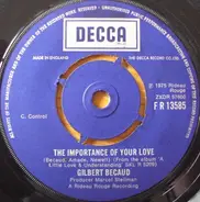 Gilbert Bécaud - The Importance Of Your Love / The Mexican Singing Bird