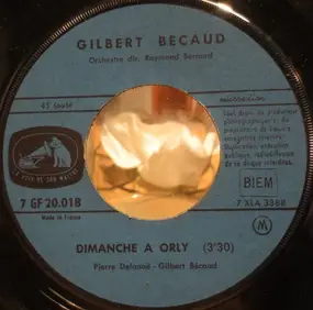 Gilbert Becaud - Dimanche A Orly / Au Revoir