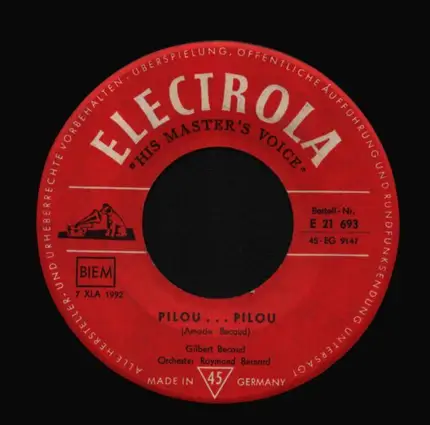 Gilbert Becaud - Pilou...Pilou / Galilee
