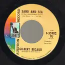 7inch Vinyl Single - Gilbert Bécaud - Sand And Sea - promo
