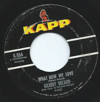 Gilbert Bécaud - What To Do With Laurie / What Now My Love