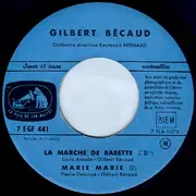 7inch Vinyl Single - Gilbert Bécaud - La Marche De Babette - EP
