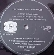 LP - Gilbert Bécaud - Les Chansons Formidables