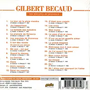 CD - Gilbert Bécaud - Les Marchés De Provence - Cardboard Sleeve