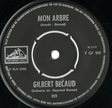 Gilbert Bécaud - Mon Arbre / Nathalie