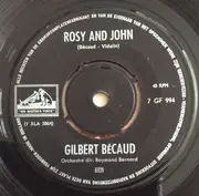 7inch Vinyl Single - Gilbert Becaud - Rosy And John / L'Orange