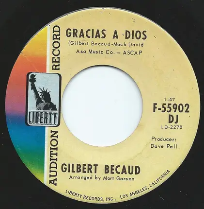 Gilbert Bécaud - Sand And Sea