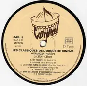LP - Gilbert Le Roy - Les Classiques de L'orgue de Cinéma -  Wurlitzer Parade