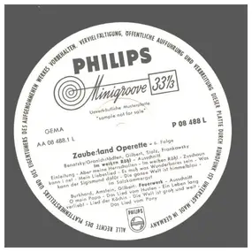 Gilbert - Zauberland Operette