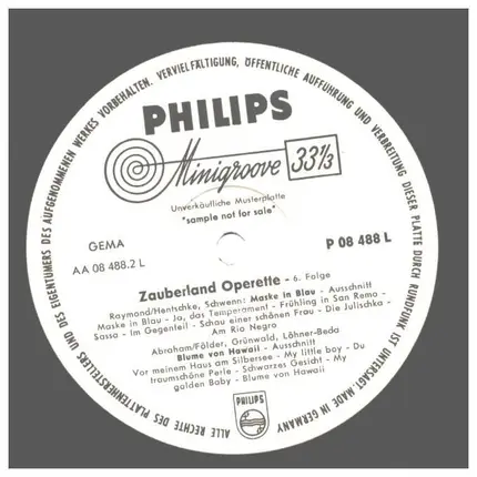 Gilbert, Stolz a.o. - Zauberland Operette