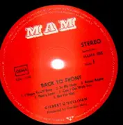 LP - Gilbert O'Sullivan - Back to Front - Poster + 4 Page Lyric Sheet