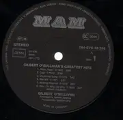 LP - Gilbert O'Sullivan - Gilbert O'Sullivan Greatest Hits