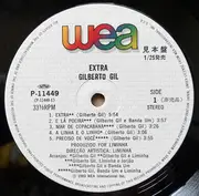 LP - Gilberto Gil - Extra - Promo, OBI + Insert