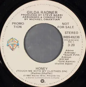 Gilda Radner - Honey (Touch Me With My Clothes On)