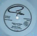 7inch Vinyl Single - Gillan - Higher And Higher / Spanish Guitar - Blue Flexi / S-sided