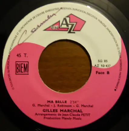 Gilles Marchal - Summer Wine / Ma Belle